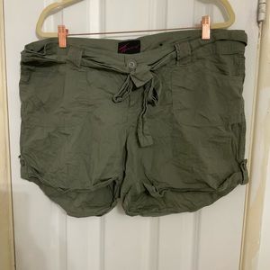 Green shorts